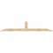 Ekena Millwork Portland Rough Sawn Timber Gable Bracket, Douglas Fir, 108"W x 27"H x 2"D x 6"F, 6/12 Pitch GBW108X27X0206POR00RDF - alternate 5